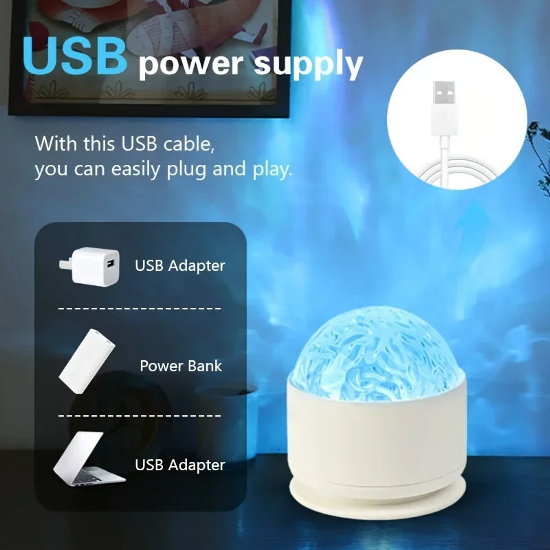 Aurora Galaxy Projector LED Night Light