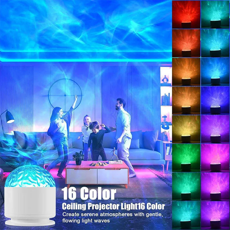 Aurora Galaxy Projector LED Night Light